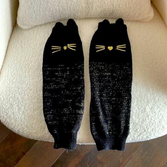 Cute cat girl leg warmers, great condition 😁 - Picture 1 of 1
